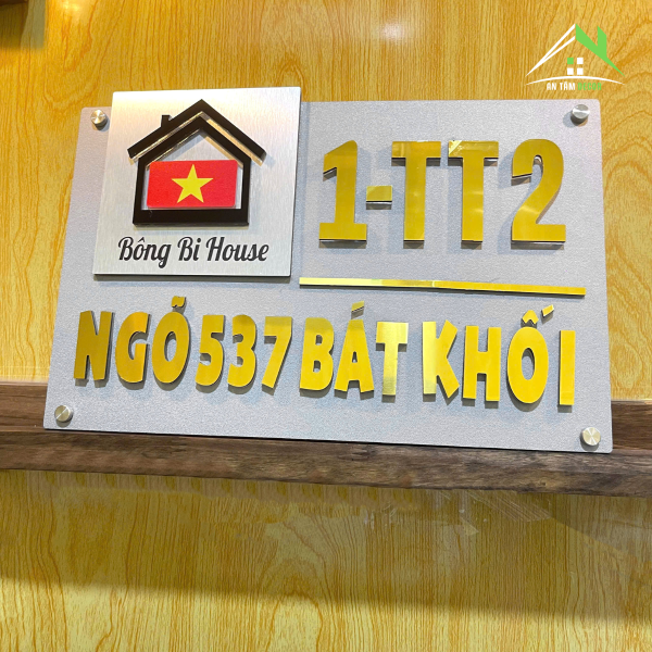 Biển Số Nhà Có Tên Nhà Và Cờ Tổ Quốc – An Tâm - Ảnh 10
