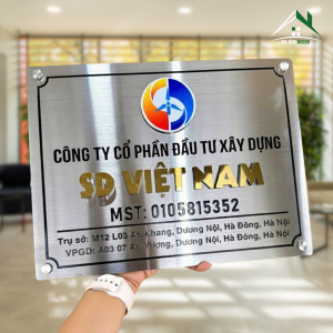 Biển Công Ty Inox Chữ Nổi 3D – Biển Trụ Sở Doanh Nghiệp Sang Trọng, Chuẩn Nhận Diện